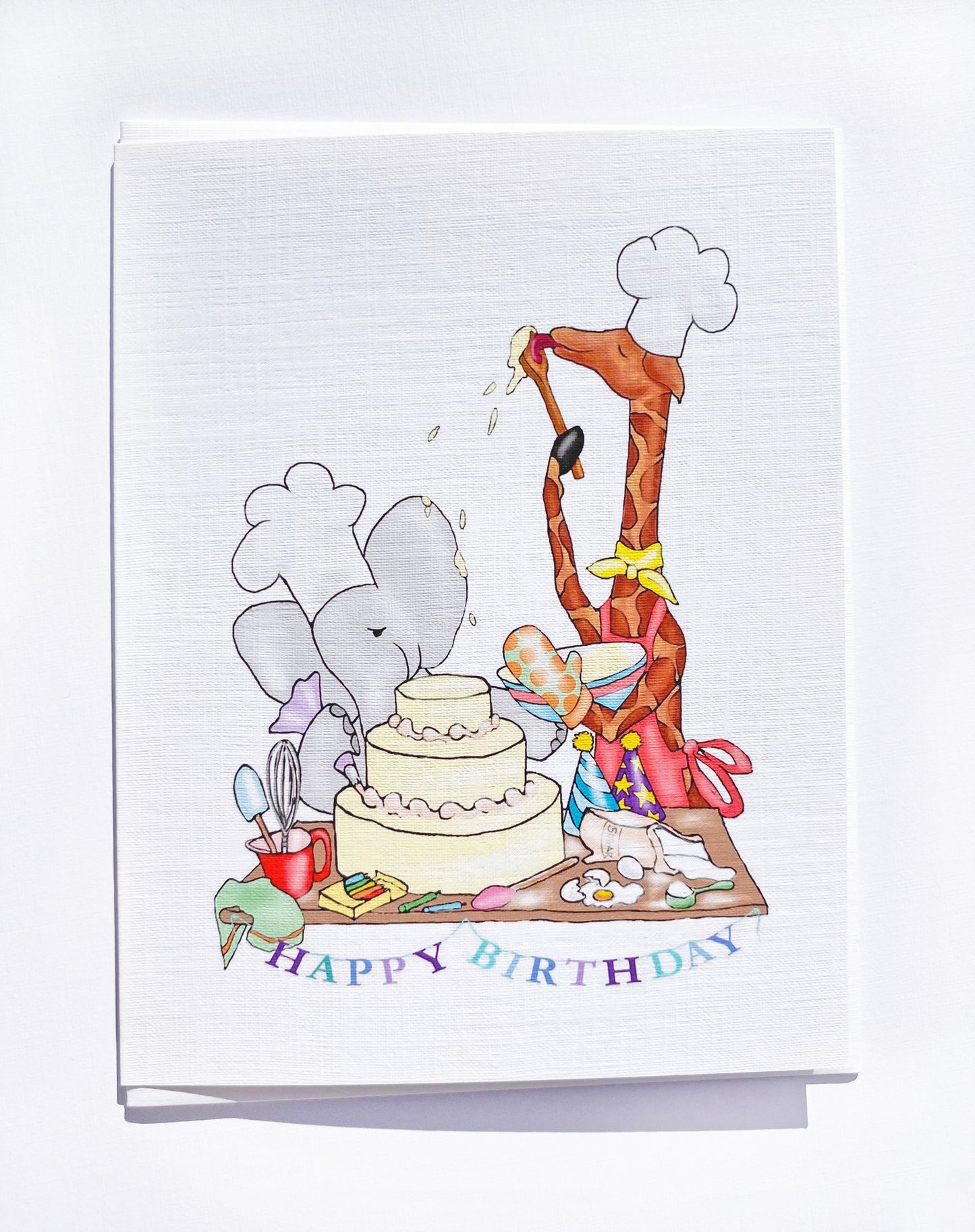 Birthday Cake Note Card