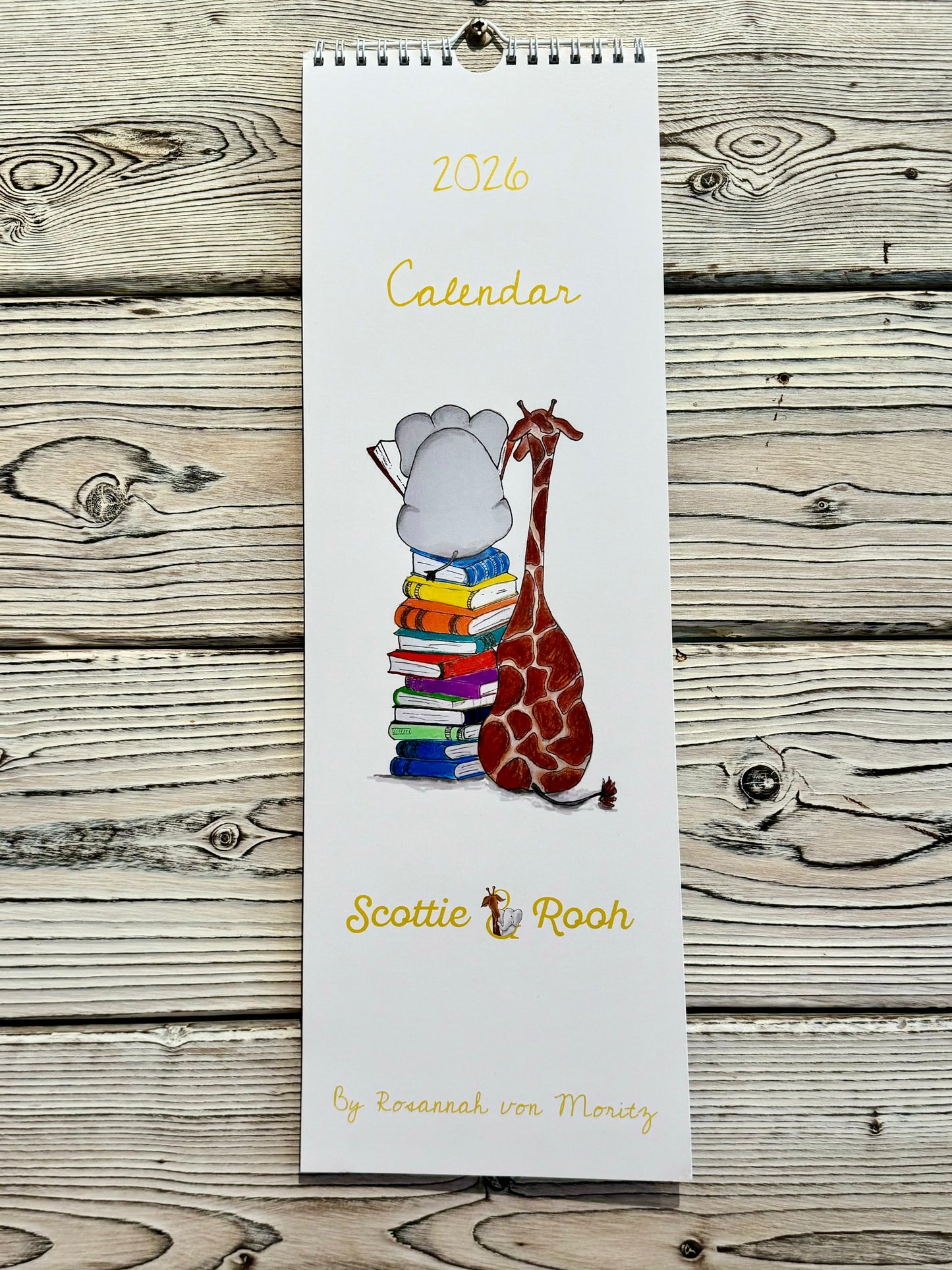 Scottie & Rooh 2026 Wall Calendar - FREE SHIPPING!