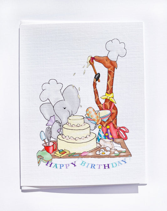 Birthday Cake Note Card