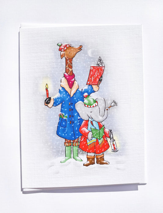 Caroling Note Card