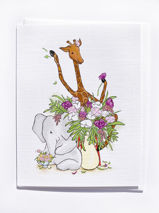 Flower Power Note Card