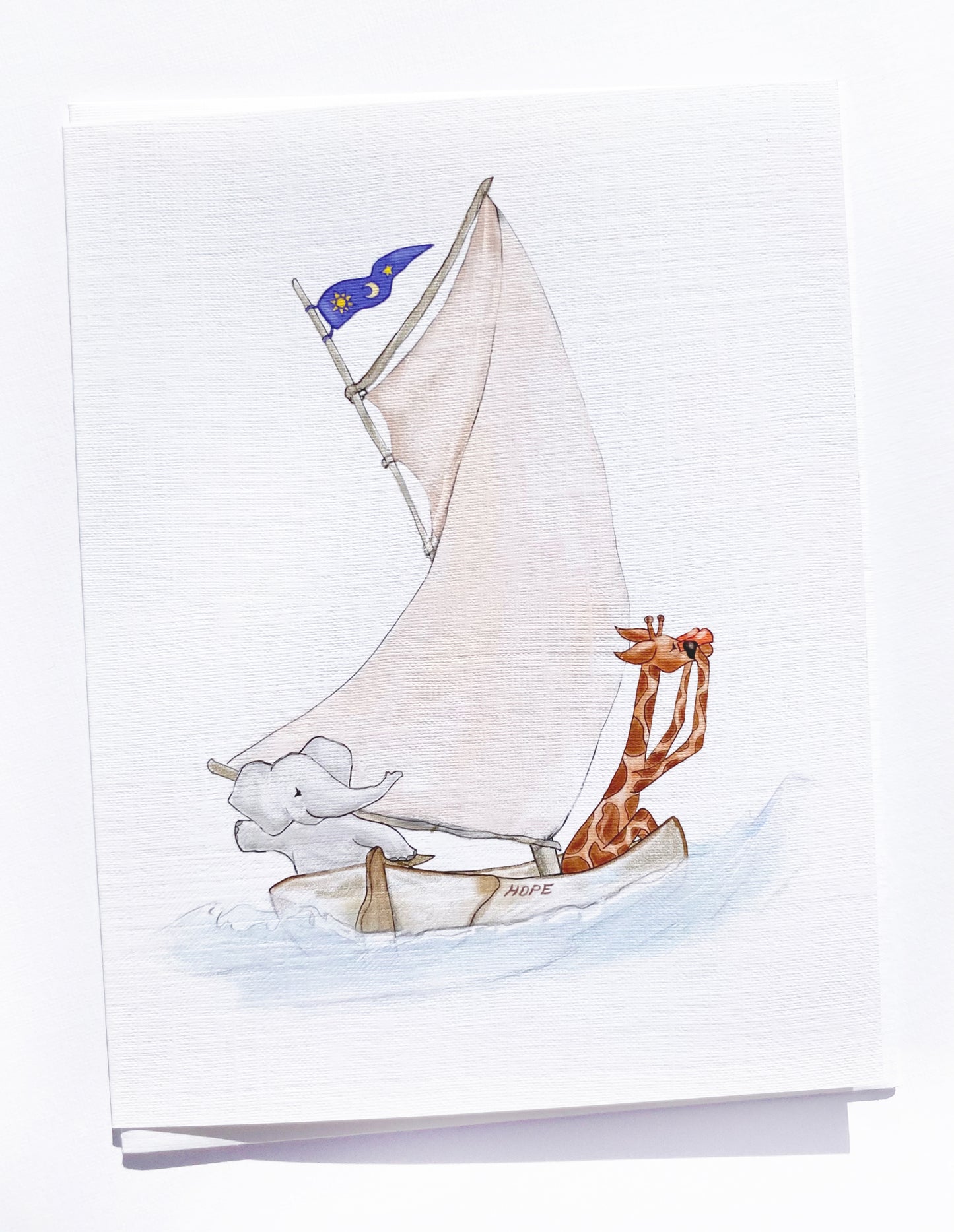 Sailing Note Card
